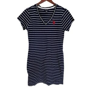 U.S Polo Assn. Navy Striped Dress size medium